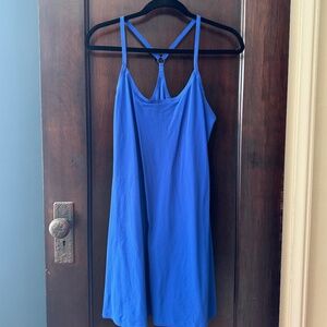 Outdoor Voices Original Exercise Dress, Blue, Size M